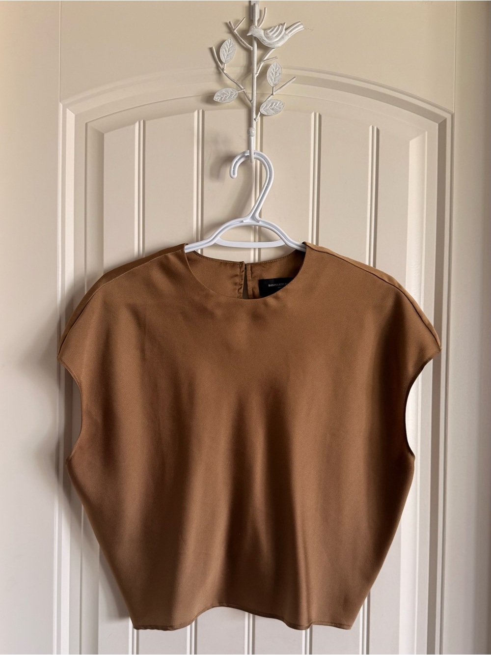 Banana Republic Bronze Satin Blouse